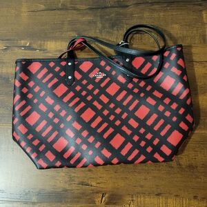Coach reversible tote